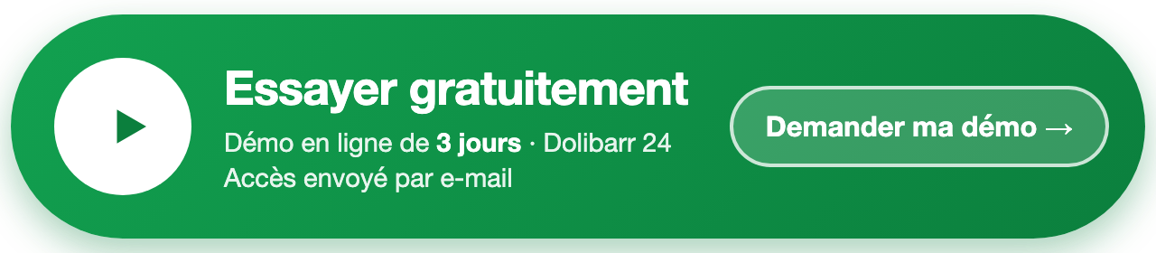 Essayer gratuitement : démo en ligne de 3 jours sur Dolibarr 24, accès envoyé par e-mail
