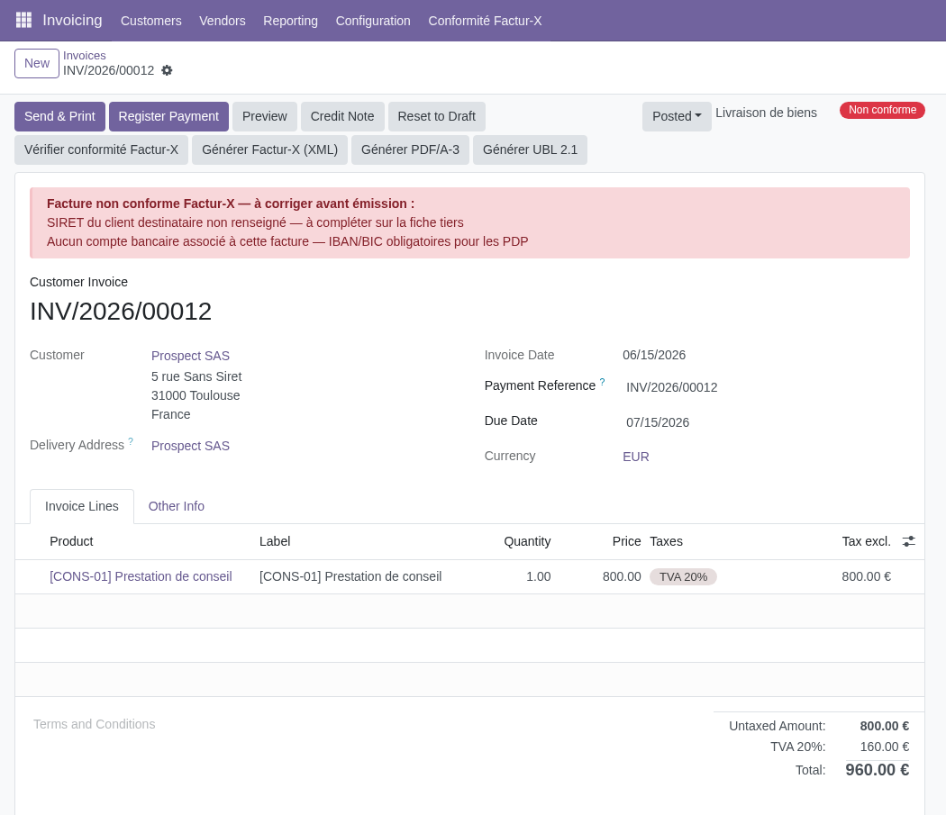 Module configuration — Odoo 17 demo data