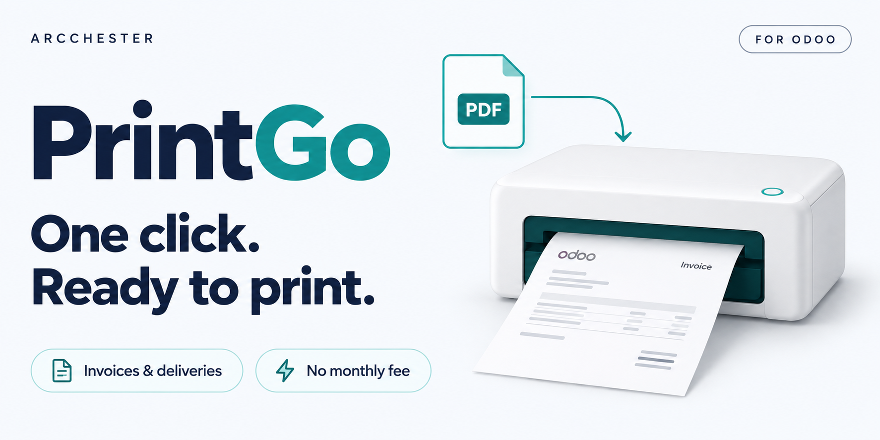 Impression directe Odoo sans IoT Box | PrintGo