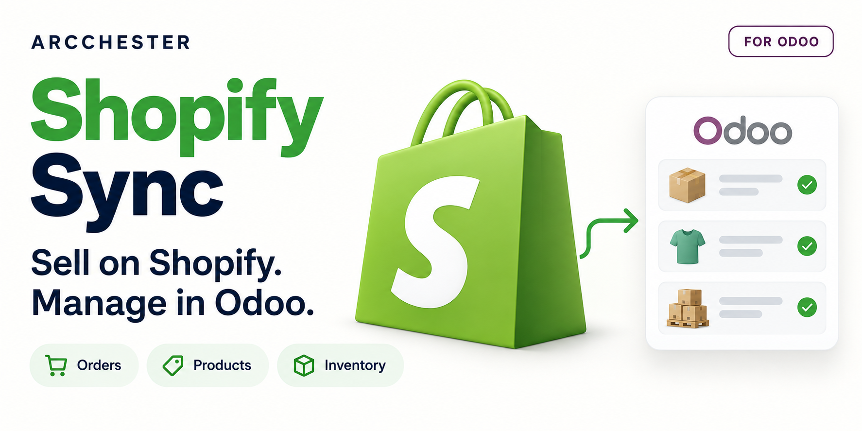 Shopify Sync — product illustration