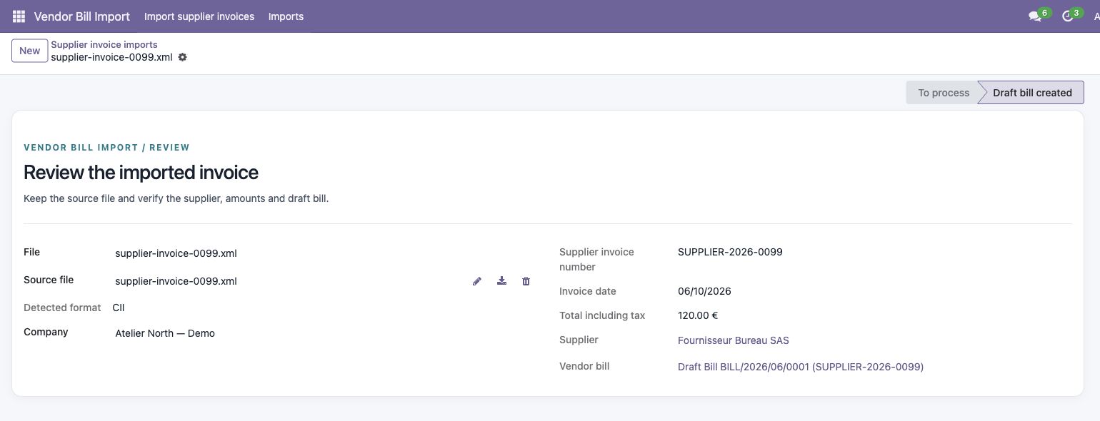 Module configuration — Odoo 17 demo data